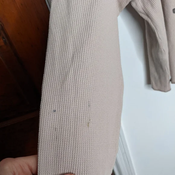 DAYDREAMER Rolling Stones Stacked Thermal Henley NEW Size M Flaw - Picture 4 of 7